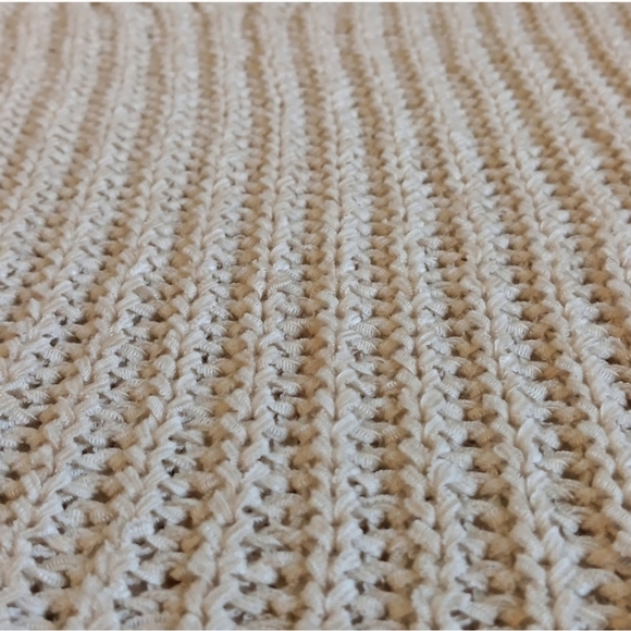 Fairy Grunge Slouchy Knit Tank Top Tan Neutral Cream, Boxy, Moon & Madison - Picture 8 of 10